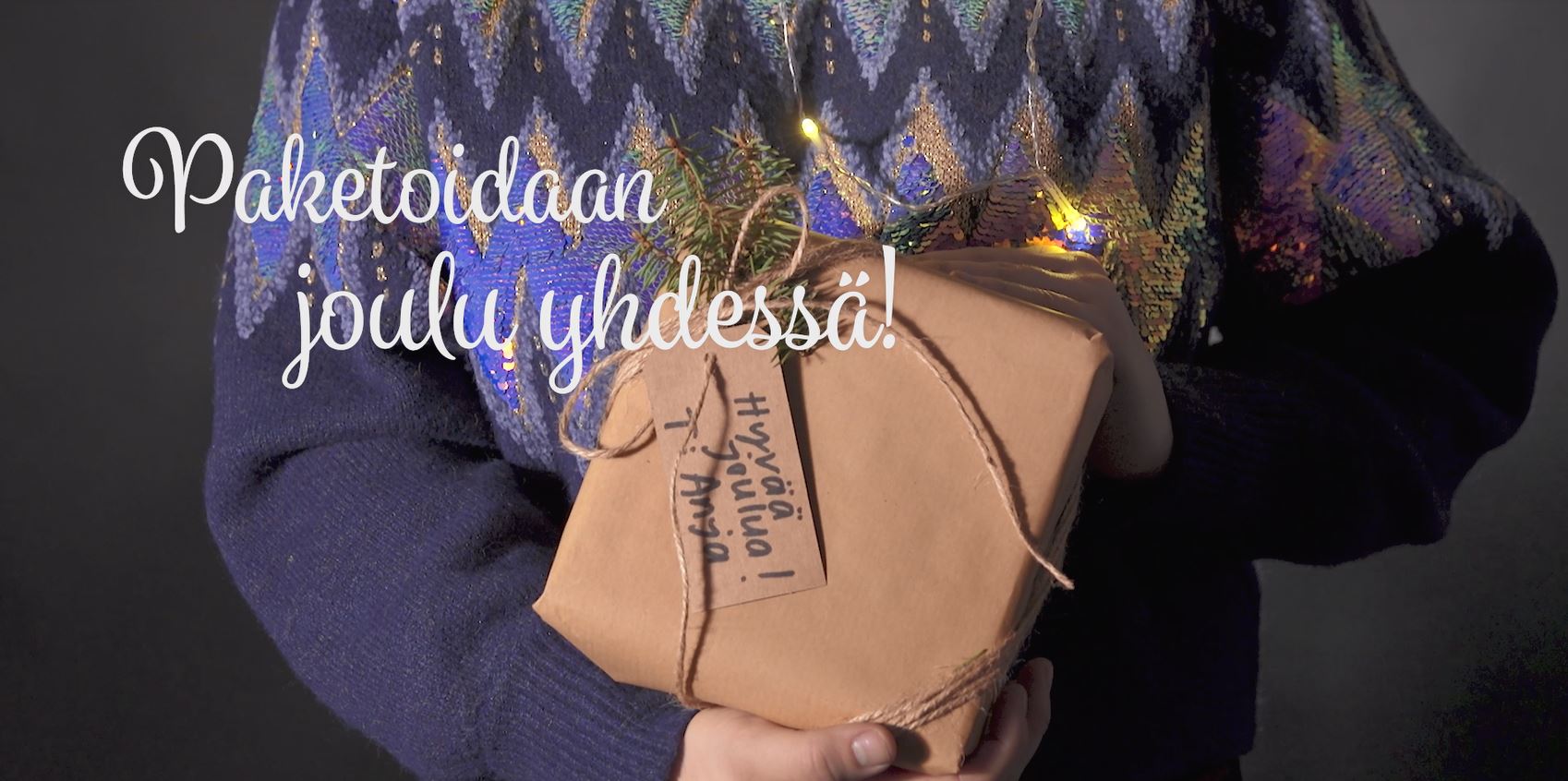 Anjan askeleet jouluun: Ihastuta persoonallisilla lahjapaketeilla!