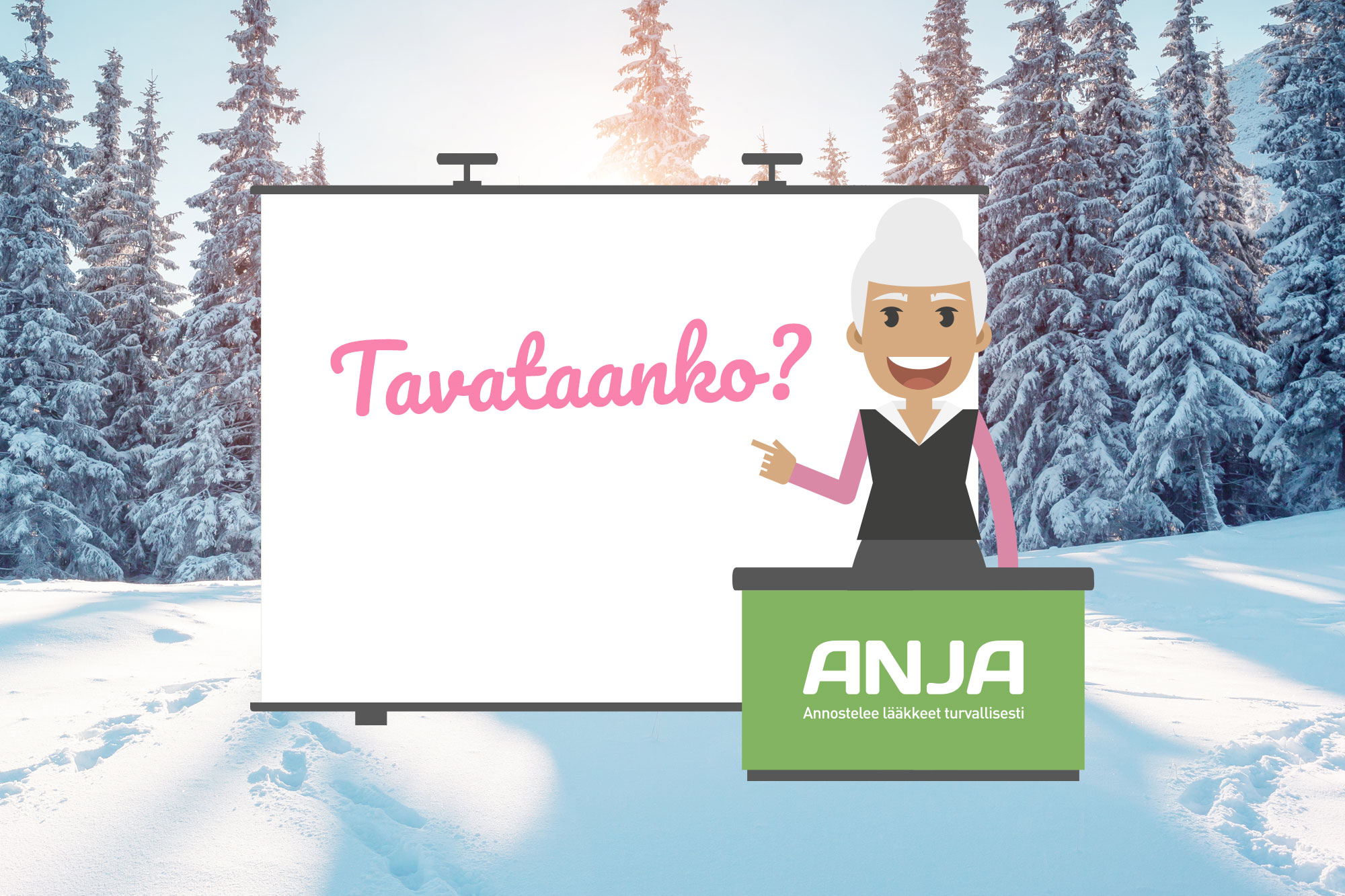 Tavataanko? Anja on mukana monenlaisissa alkuvuoden tapahtumissa